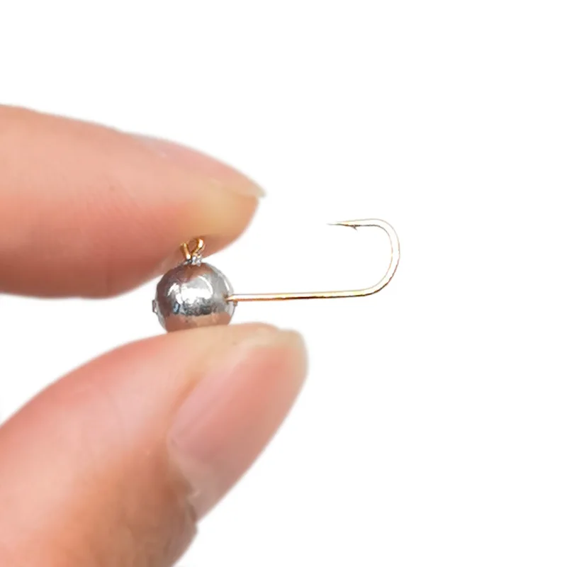 OUTKIT 10 Buah Mini Jig Kepala - Fishing Hook Barbless ulasan dan harga