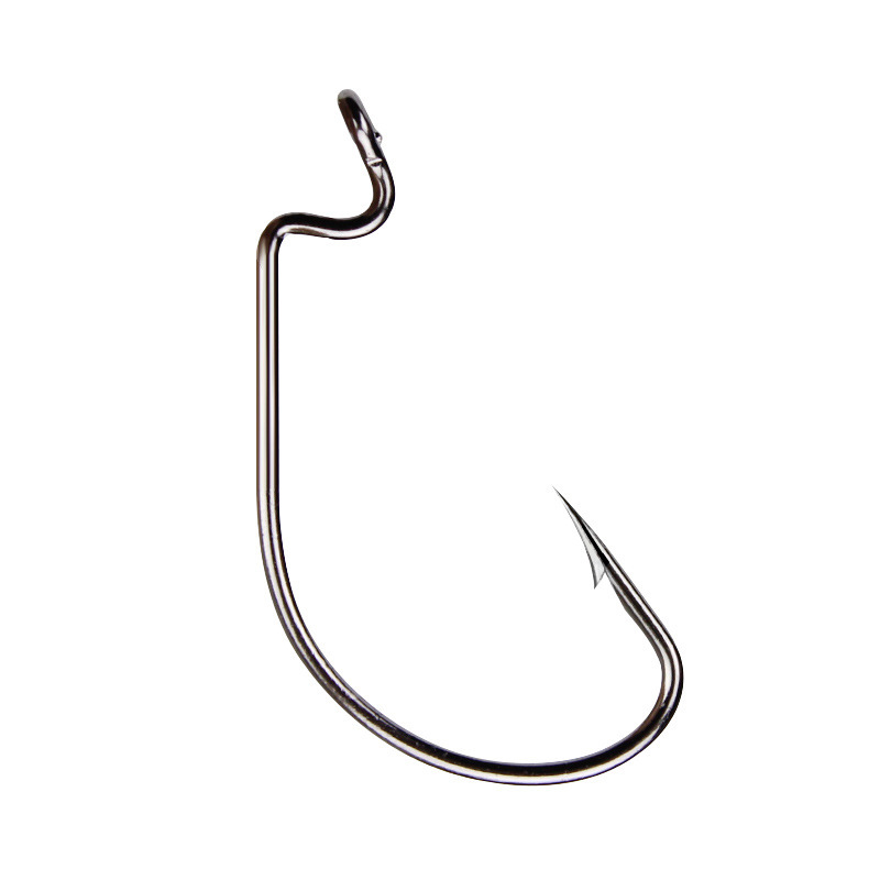 50 buah kail cacing lebar kail - Fishing Hook Barbless ulasan dan harga