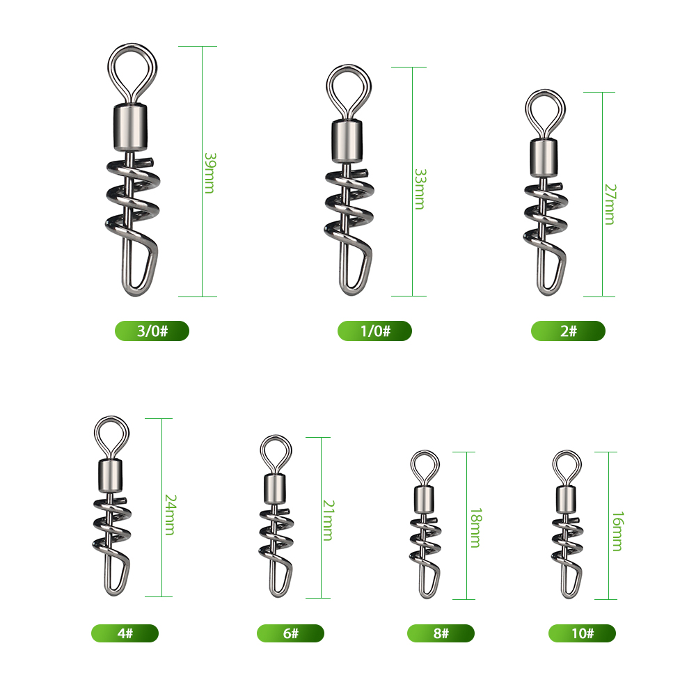 DNDYUJU 10 PCS/lot Rolling Put - Fishing Hook Stainless Steel ulasan dan harga