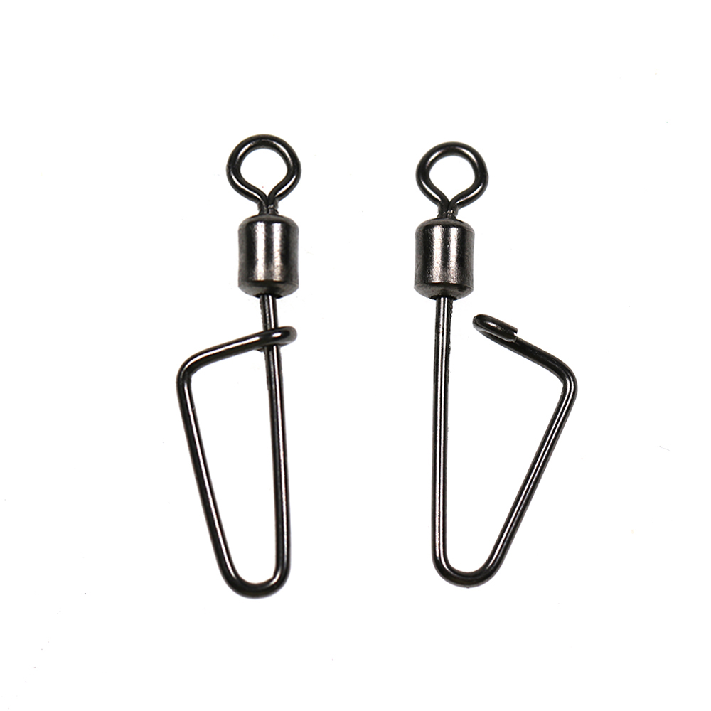 20PCS # 12 -1/0 Rolling Swivel - Fishing Hook Stainless Steel ulasan dan harga