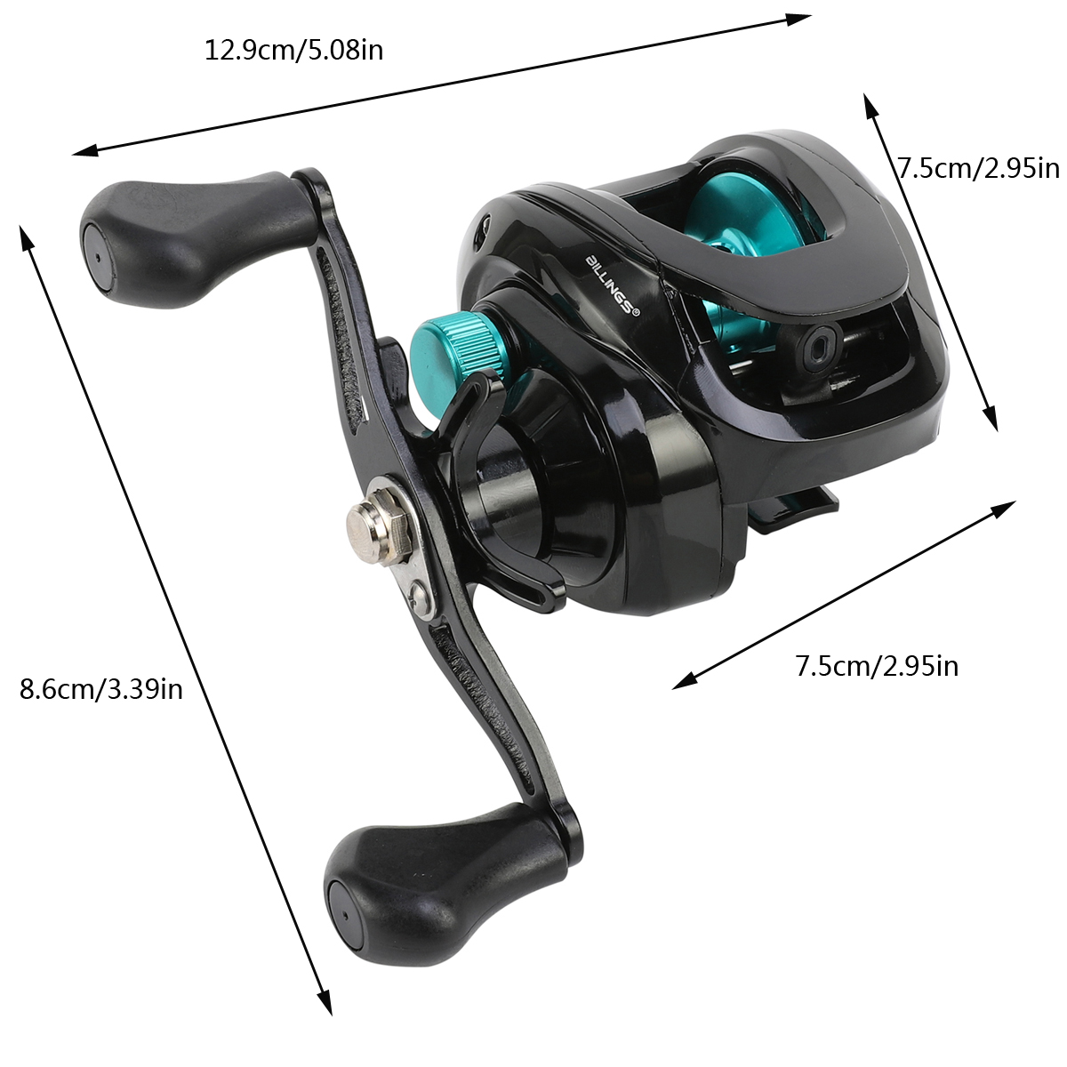 1 Buah Reel Pancing Hijau Kiri - Kastking Reel Zephyr ulasan dan harga